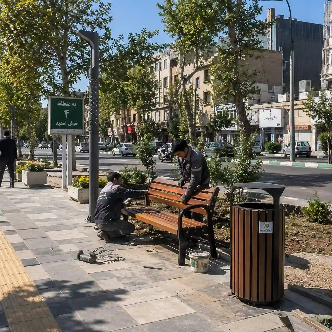 پایه چراغ شهری