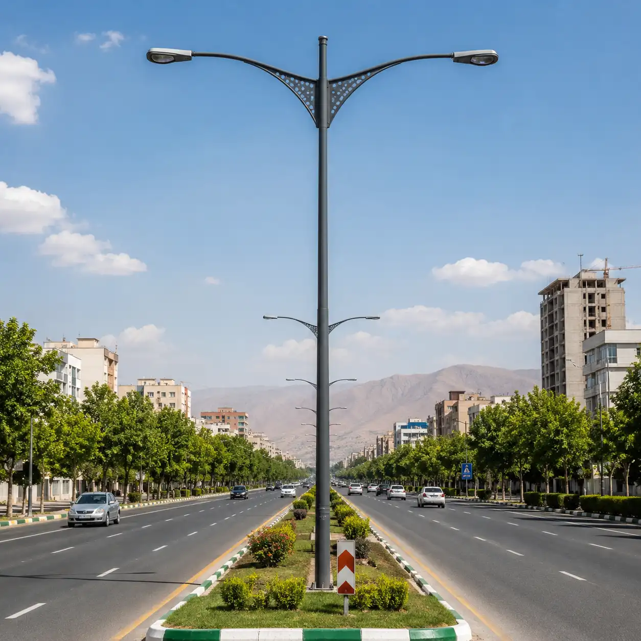 خرید پایه چراغ بلواری | قیمت و انواع پایه چراغ بلواری