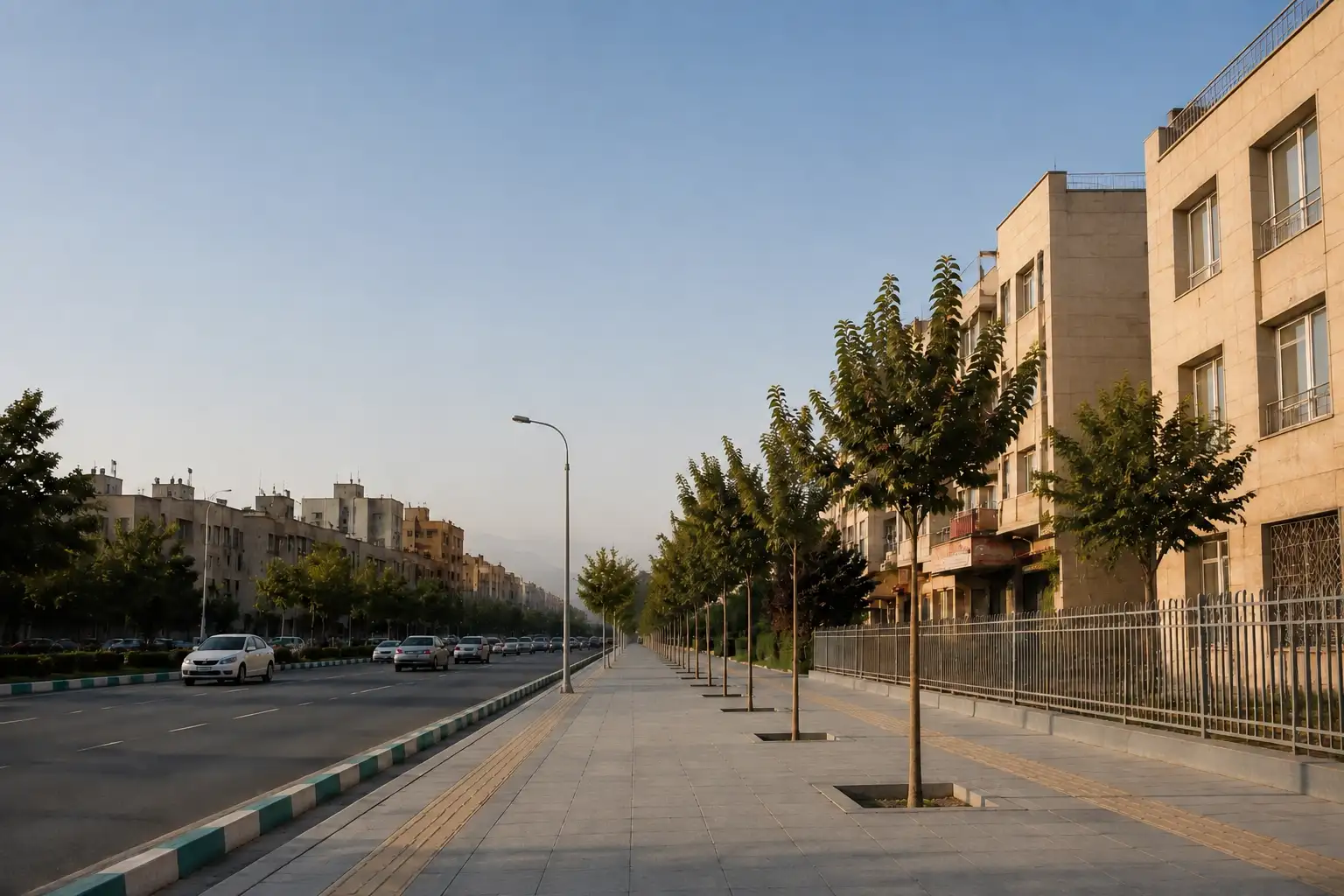 پایه چراغ خیابانی لوله‌ای