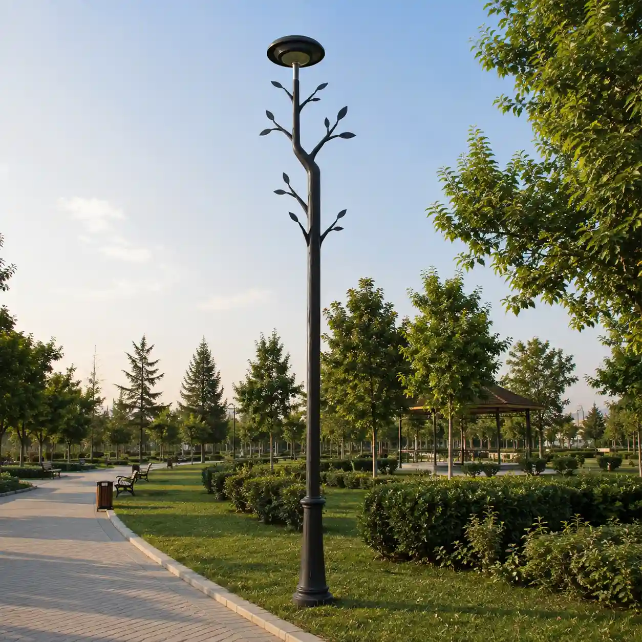 پایه چراغ پارکی درختی